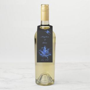 Étiquettes Pour Bouteilles Mariage magique lunaire Moth