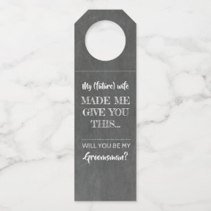 Étiquettes Pour Bouteilles My Femme - Groomsmen Amoureux Meilleur Homme Propo