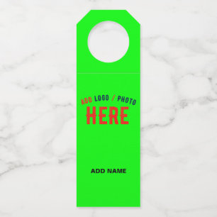 ÉTIQUETTES POUR BOUTEILLES NEON VERT MODERNE ET ÉLÉGANT MARQUE VÉRIFIÉE