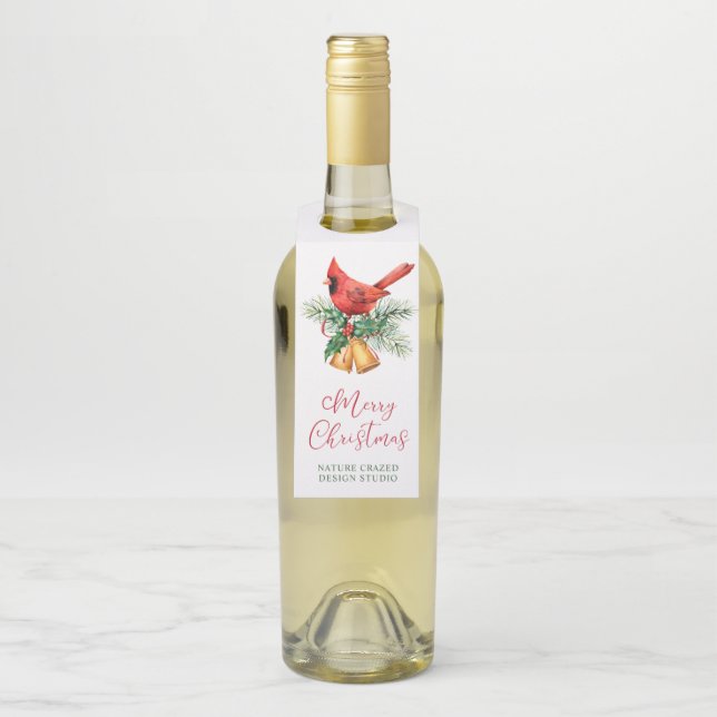 Étiquettes Pour Bouteilles Noël de la Compagnie Cardinale (Sur bouteille)
