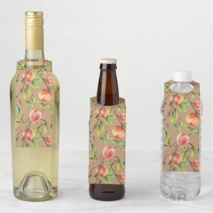 Étiquettes Pour Bouteilles Pêche sur l'arbre