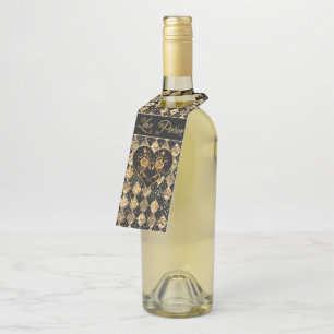 Étiquettes Pour Bouteilles Potion d'amour gothique fantaisiste et élégant