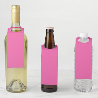 Étiquettes Pour Bouteilles Rose chaud clair clair