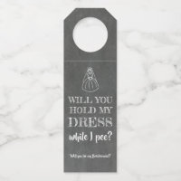 Tandis que I Pee - Drôle Bridesmaid Proposition