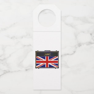 Étiquettes Pour Bouteilles Union Jack Guitar Amplifier