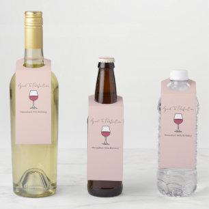Étiquettes Pour Bouteilles Vin Vieilli à la Perfection 40e Anniversaire