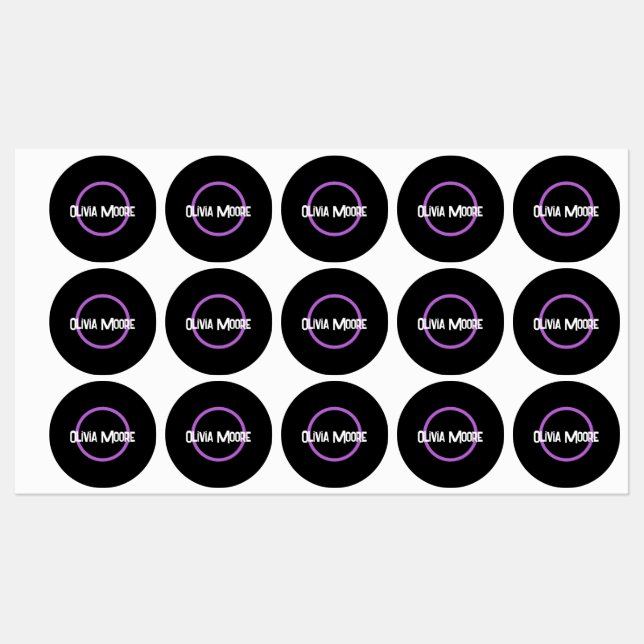 Étiquettes pour l'école (Feuille)