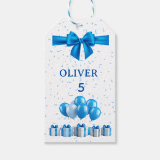 Étiquettes pour les Cadeaux d'Anniversaire des Gar