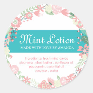 Étiquettes pour Lotions et Salines