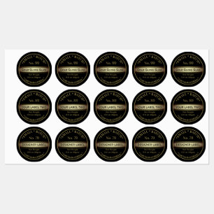 Étiquettes Produit de beauté Black Gold