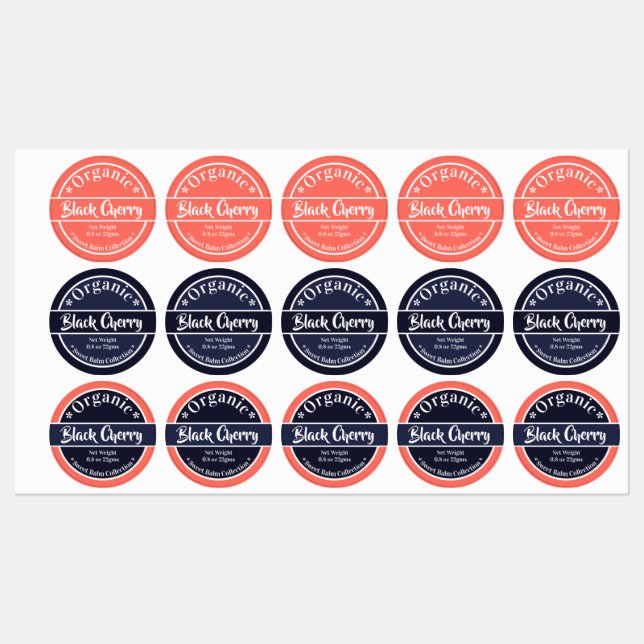 Étiquettes Produit de beauté étanche pour entreprise (Feuille)