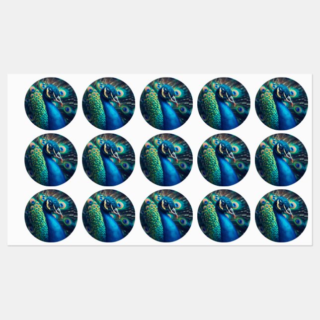 Étiquettes Profil Peacock (Feuille)