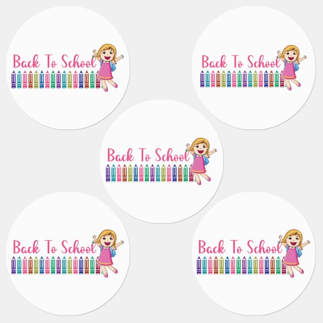 Étiquettes retour à l'école (Groupe)