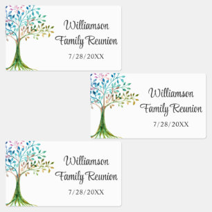 Étiquettes Réunion de famille Arbre généalogique
