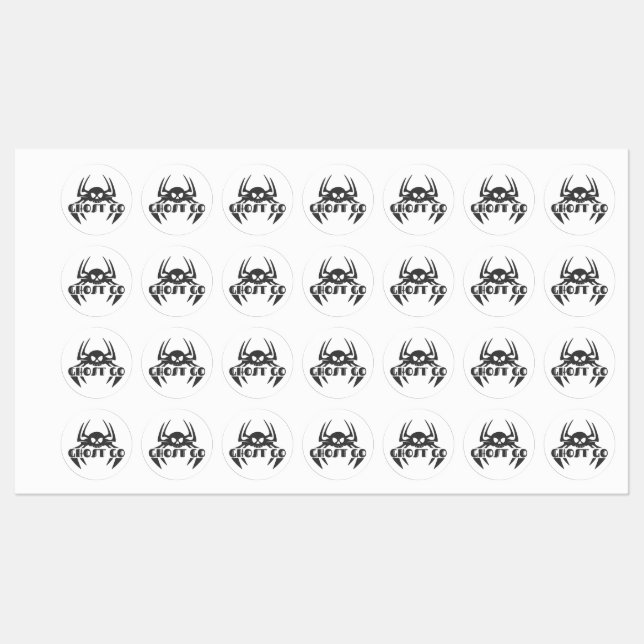 Étiquettes Saison Éffrayante de Ghost Go (Feuille)