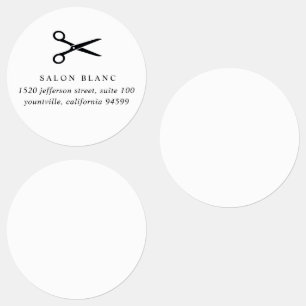 Étiquettes Salon de beauté promotionnel