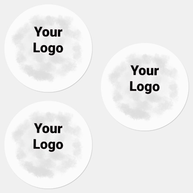 Étiquettes simple nom minimal ici personnalisé LOGO LIVRAISON (Groupe)