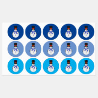 Snowman avec chapeau supérieur