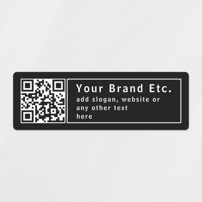 Étiquettes Téléchargez votre code QR ou votre logo | Etanchab (Design 5)