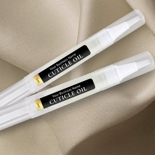 Étiquettes Tube cosmétique noir et or stylo Twist 3ml 5ml Éti