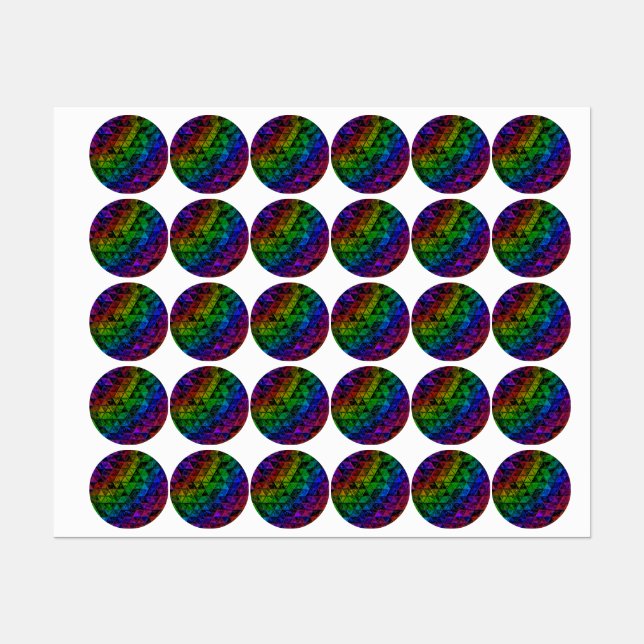 Étiquettes Verre de fierté (Feuille)