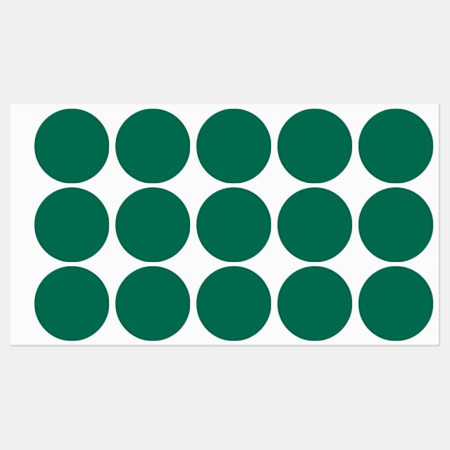 Étiquettes Vert bouteille (couleur solide) (Feuille)