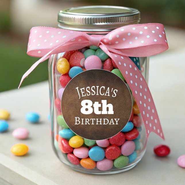 Étiquettes Vieux Monde Faux Leather (Créateur téléchargé)