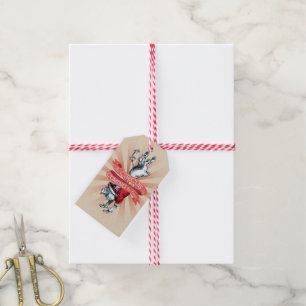 Étiquettes vintages de cadeau de cirque