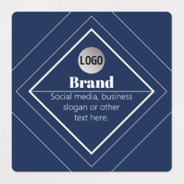 Étiquettes Votre logo et design moderne personnalisable | Ble