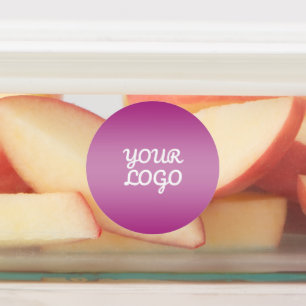 Étiquettes Votre logo & Moderne Simple Ombré Étanche