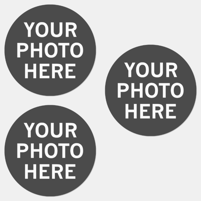 Étiquettes Votre photo ici (Groupe)