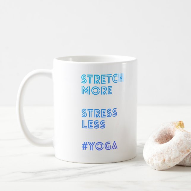 Étirez plus d'effort moins la tasse simple de yoga (Avec donut)