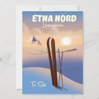 Etna Nord Linguaglossa Skiposter