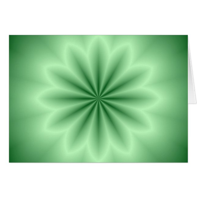 Étoile Abstraite verte (Devant horizontal)