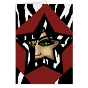 Étoile-Carte de bruit de zèbre