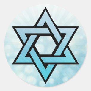 Étoile de David Stickers juifs