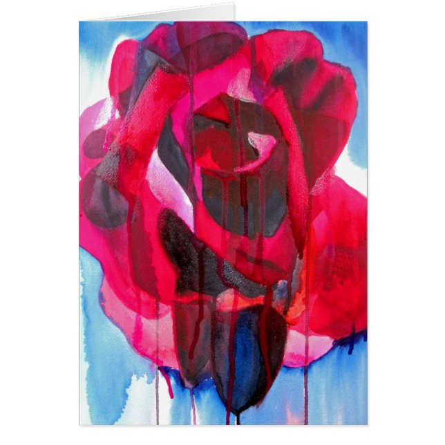 Etoile de Holland Moderne Rose Originale Kunst (Vorne)