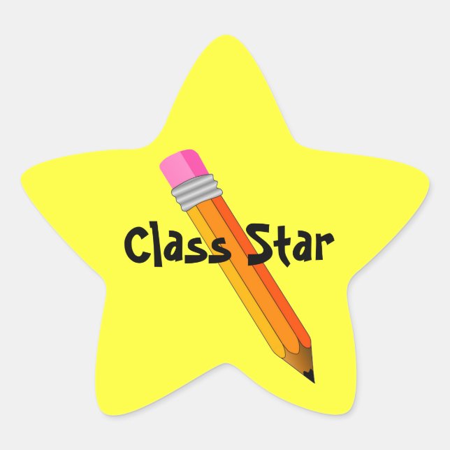 Étoile de l'enseignant avec Stickers de prix au cr (Devant)