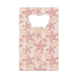 Étoile de mer et pastel rose corail