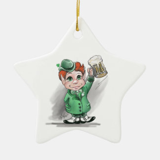Étoile En Céramique Bravo irlandais ! Ornement Star