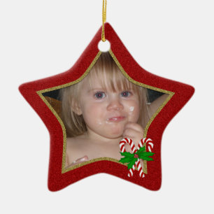 Étoile En Céramique Ornement personnalisé d'étoile de Noël
