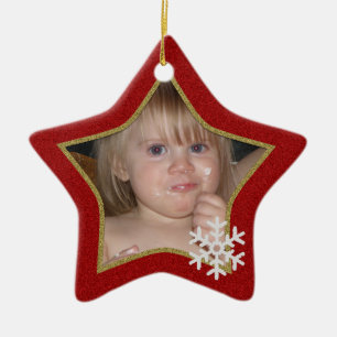Étoile En Céramique Ornement personnalisé d'étoile de Noël