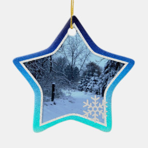 Étoile En Céramique Ornement personnalisé d'étoile de Noël