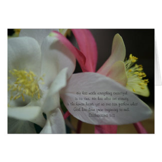 Étoile filante - 3h11 d'Ecclesiastes de fleur de