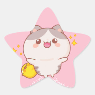 Étoile Grand Job Kawaii Star Sticker