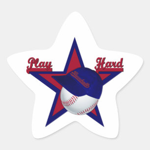 Étoile Jouer Softball dur et Sticker Casquette Star