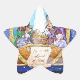 Étoile Le sticker Star Christmas