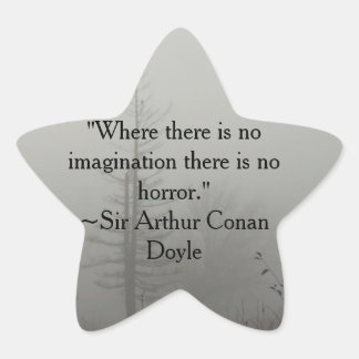 Étoile Sticker de citation d'horreur