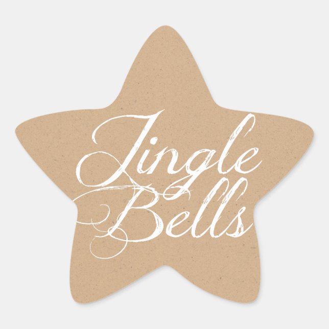 Étoile Sticker de vacances Jingle Bells (Devant)