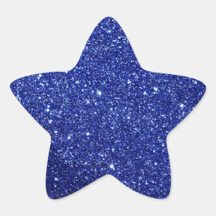 Étoile Sticker Elegant Blue Parties scintillant Star